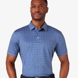 Mizzen + Main Versa Polo Coastal Fjord Agave Size L